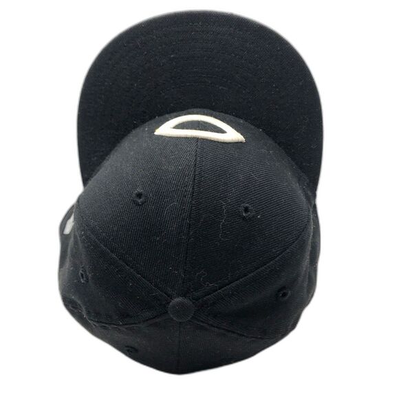 New Era 59FIFTY Cincinnati Reds Wool Fitted Cap Hat Size 8 VTG True Fitted Black - Picture 5 of 12